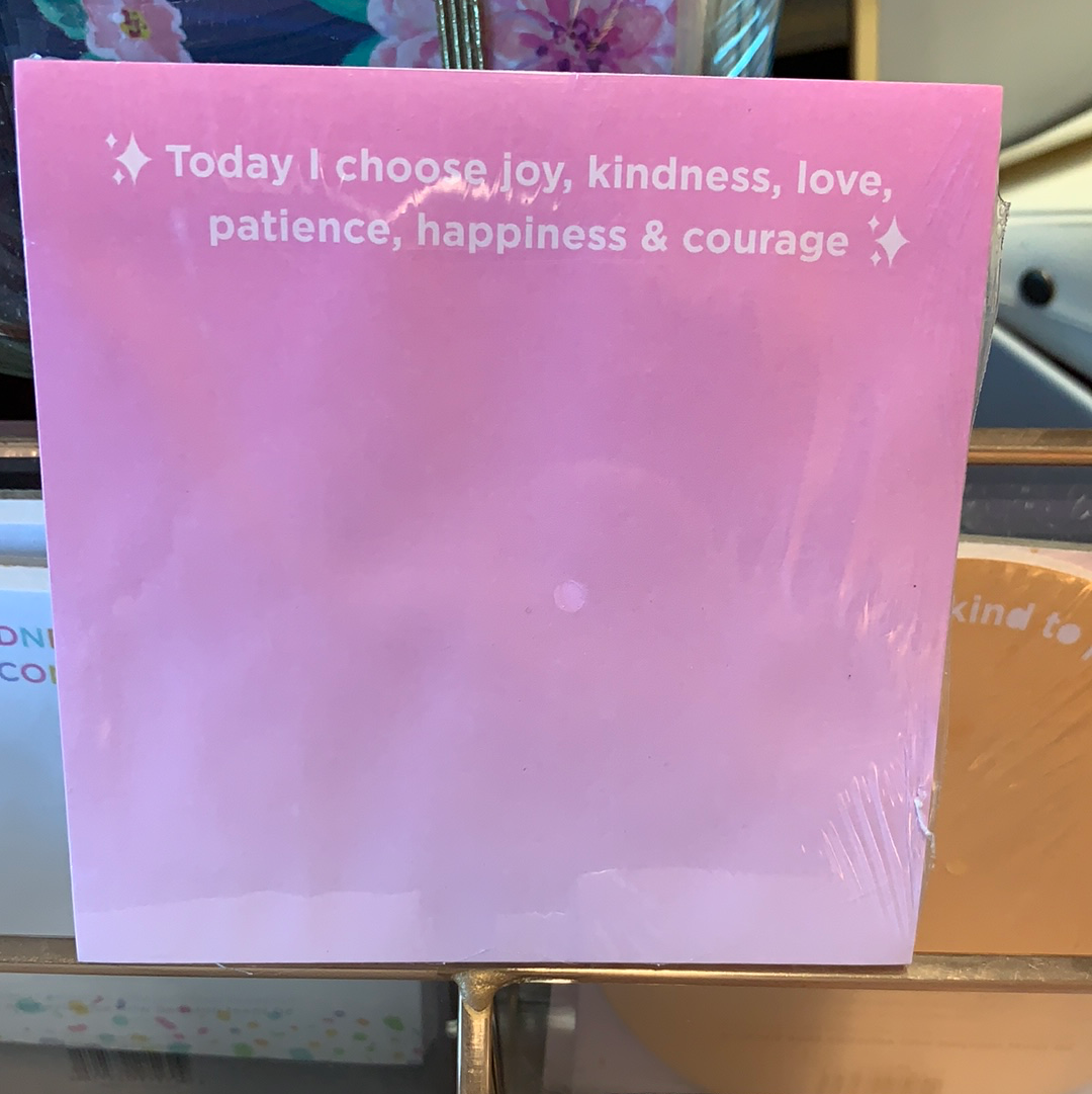 Today I Choose Joy Sticky notes