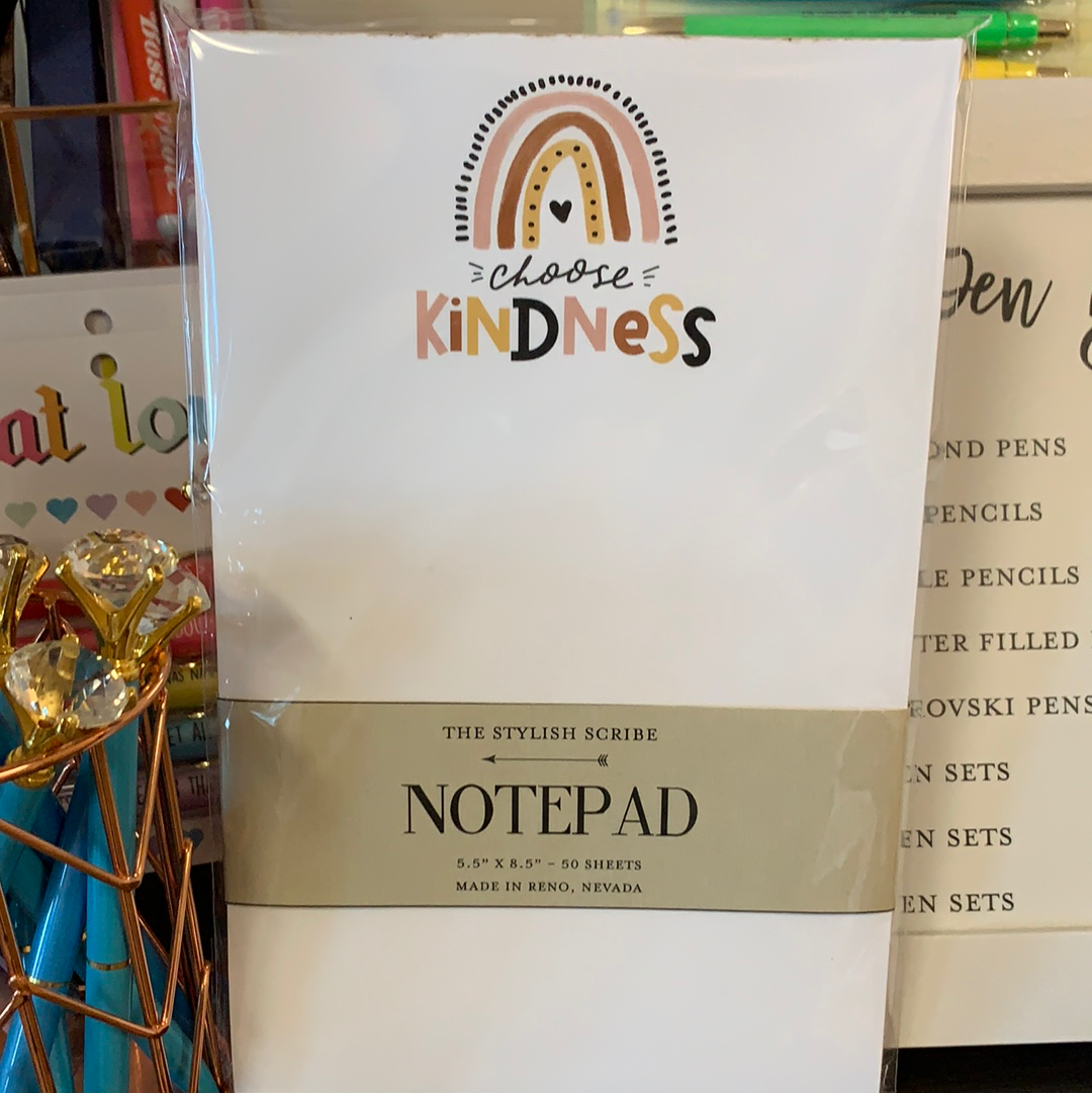 Choose Kindness Notepad