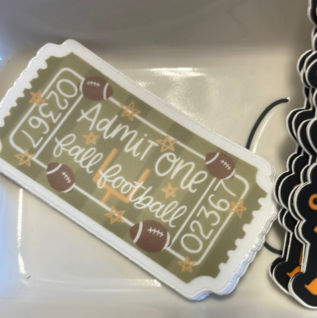 Fall Football sticker