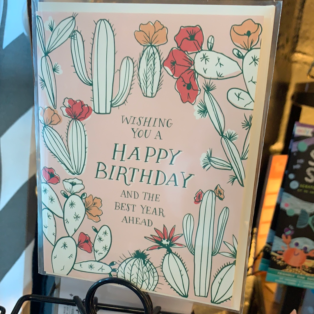 Cactus Birthday Card