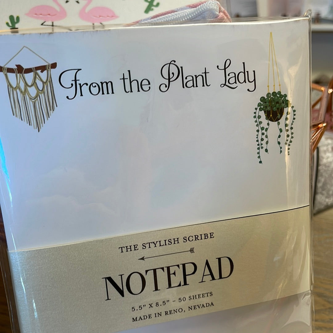 Plant Lady Notepad