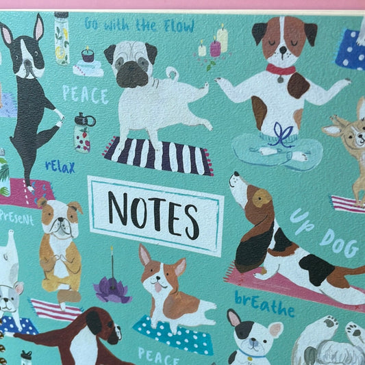 Doggy yoga notebook