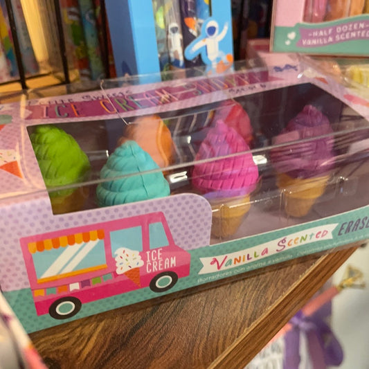 Ice cream eraser set