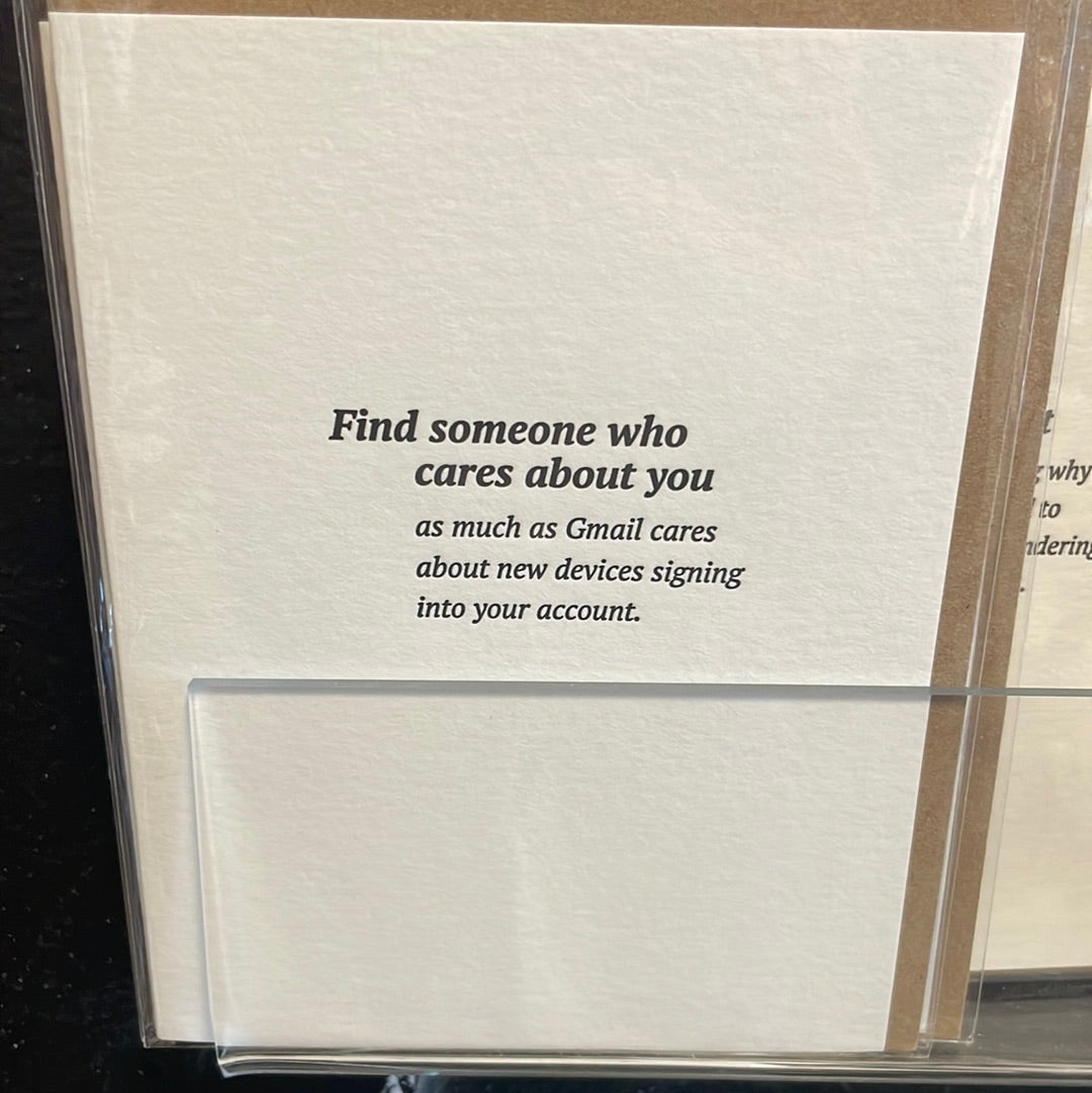 Find some who cares like Gmail