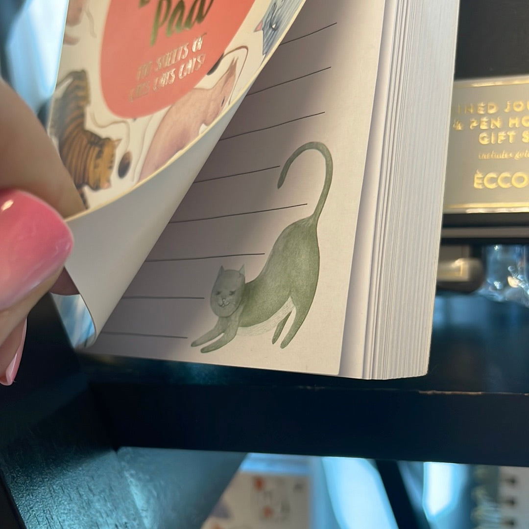 Cat lovers notepad