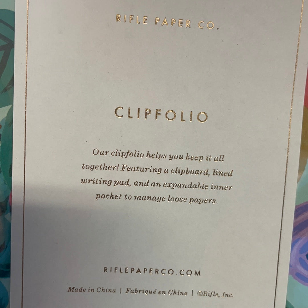 Rifle paper Clipfolio