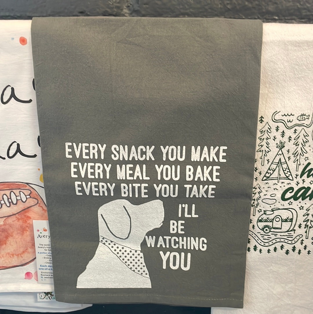 Every Snack Dog towel