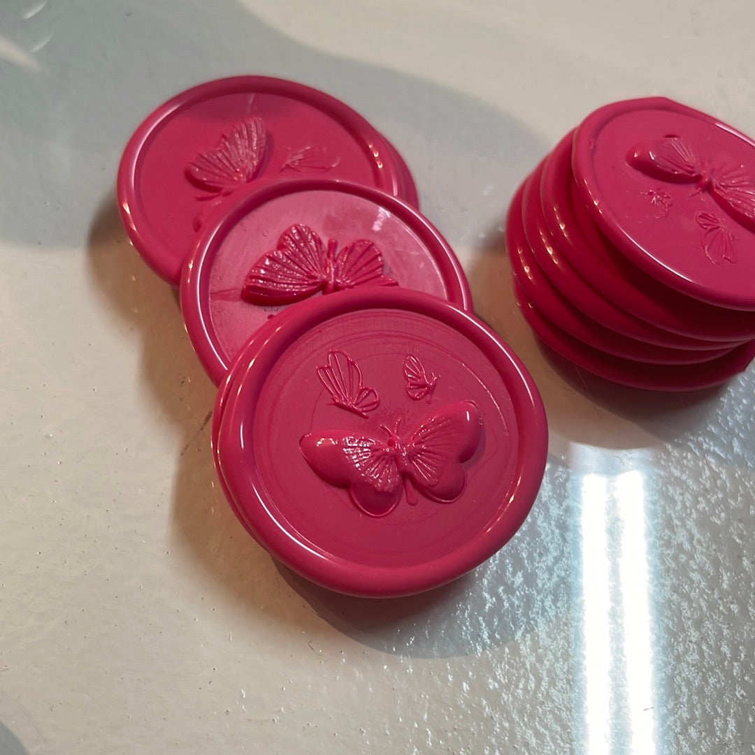 Butterfly Wax Seal Stickers
