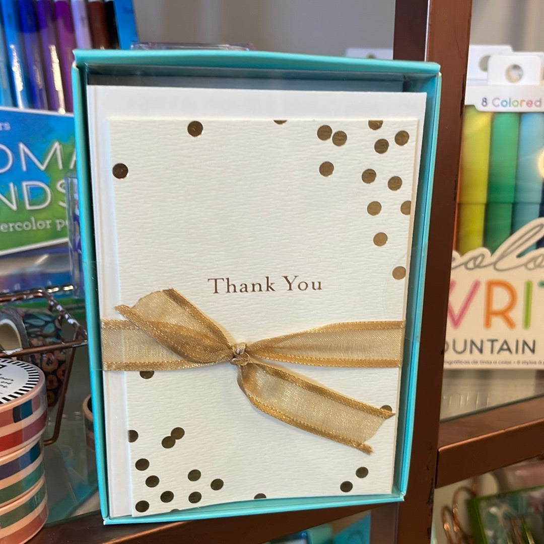 Polka Dot Thank You cards