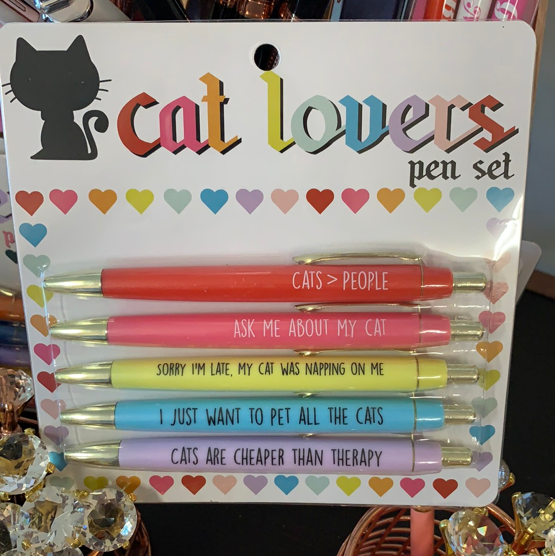 Cat Lovers Pen Set