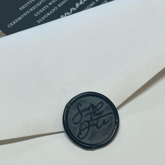 Save the Date Wax Seal Stickers