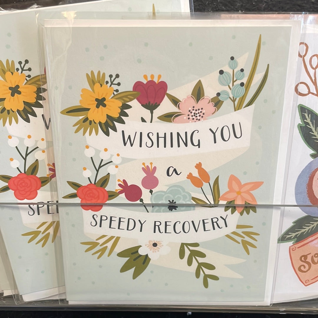 Wishing you a speedy recovery Card