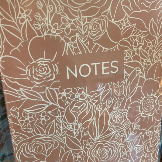 Blush Floral Sketch Dot Journal