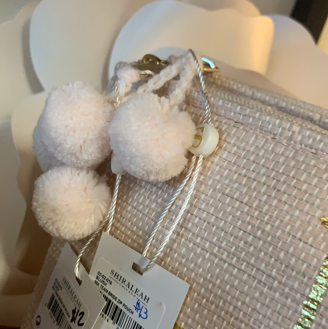 Team Bride Canvas Zip Pouch