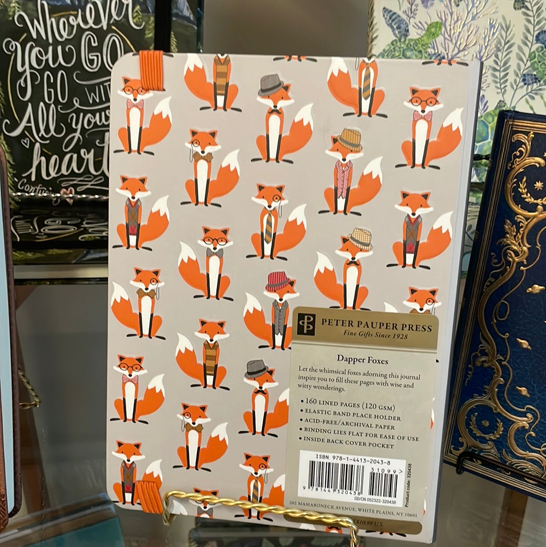 Fox embossed Journal