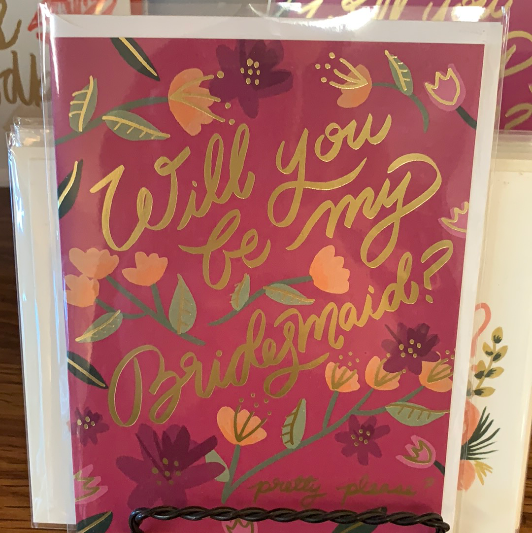 Will you be bridesmaid pink