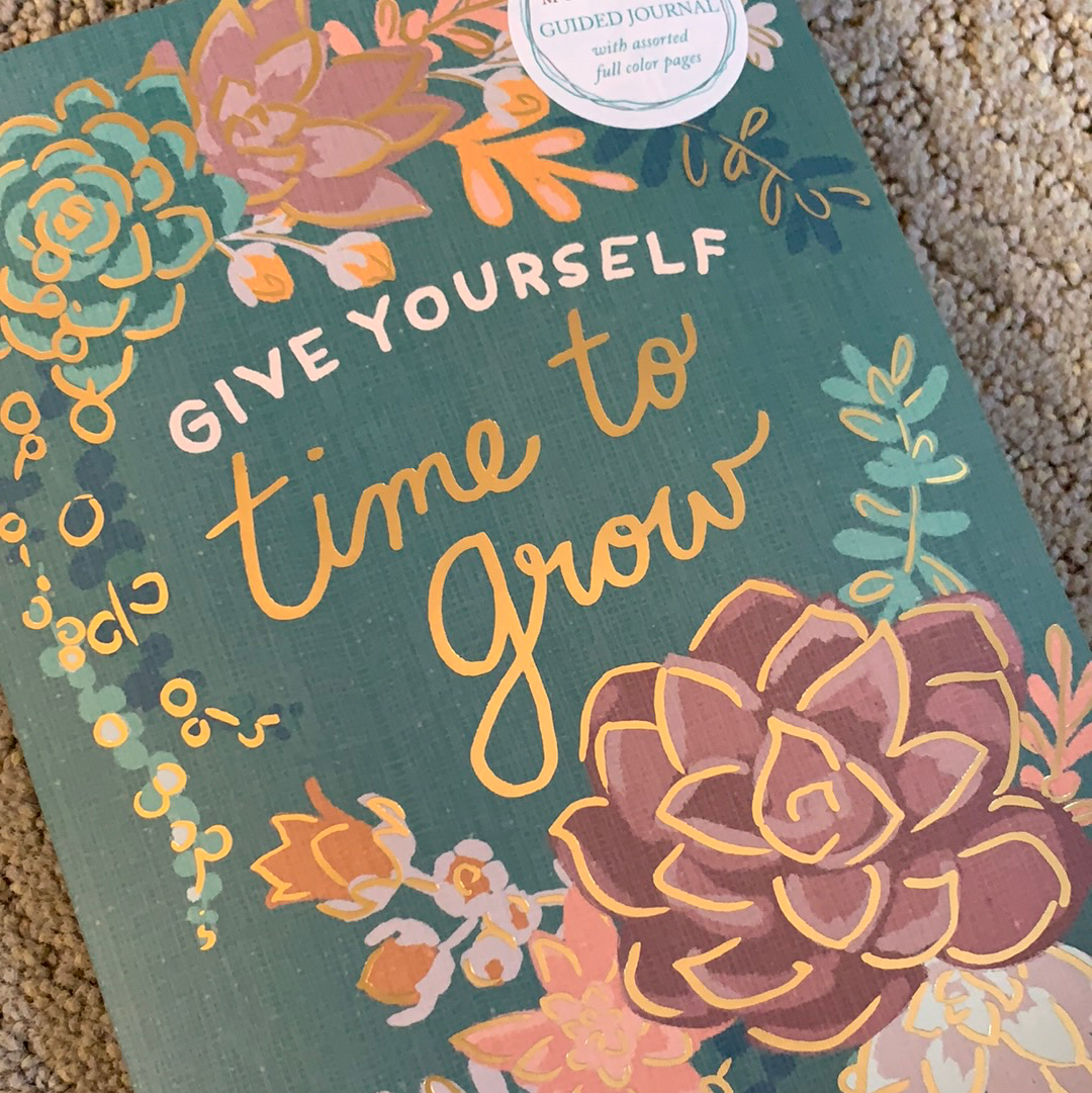Give Yourself Time to Grow notebook