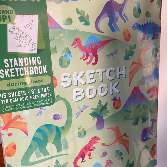 Dinosaur Standing Sketch Book