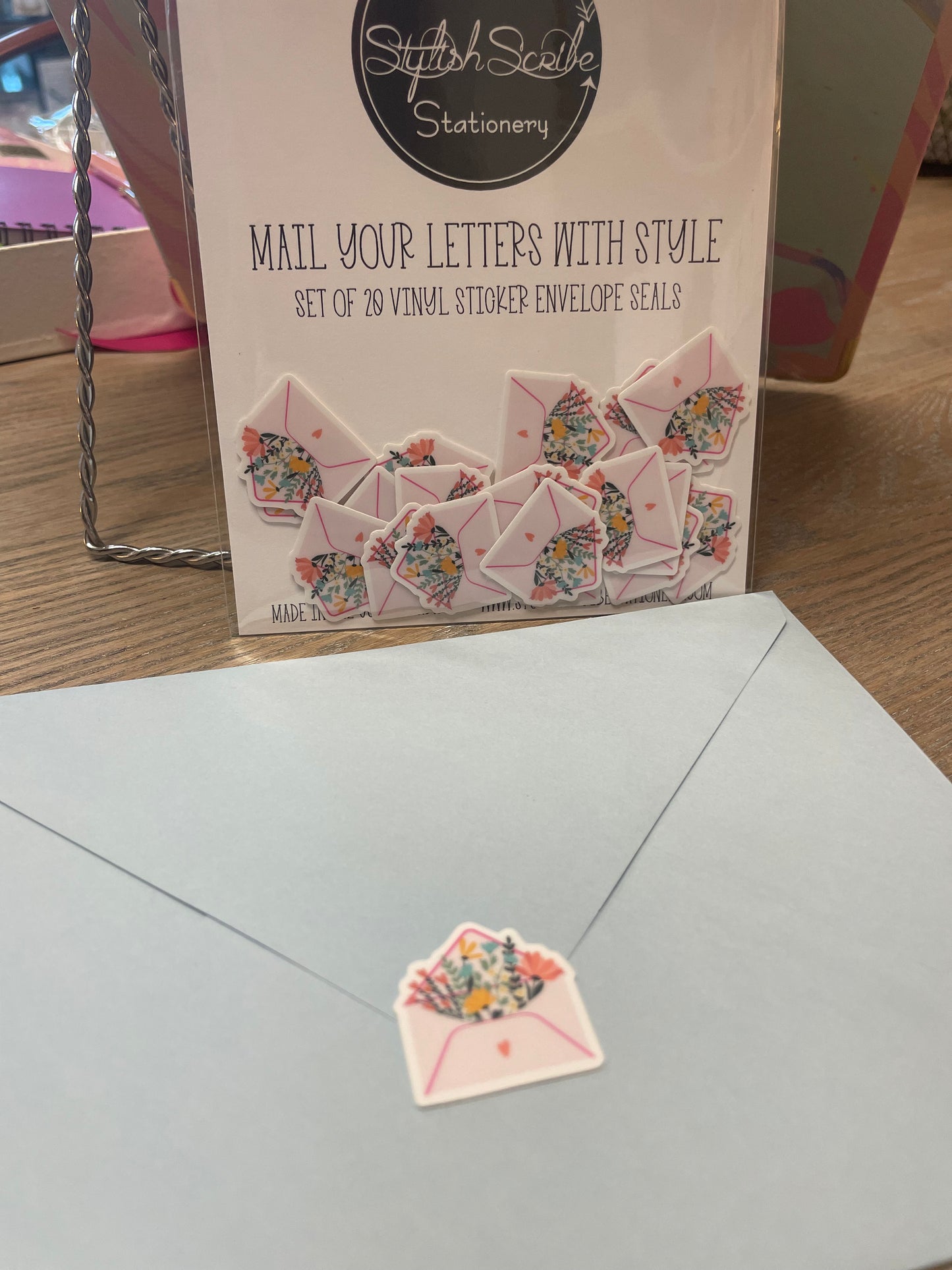 Floral Envelope Seals