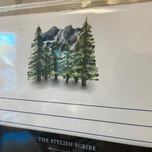 Pine Tree Mountain Notepad