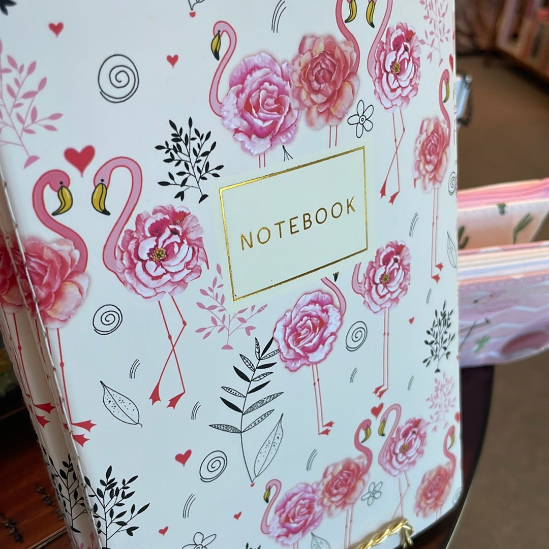 Flamingo soft cover notebook