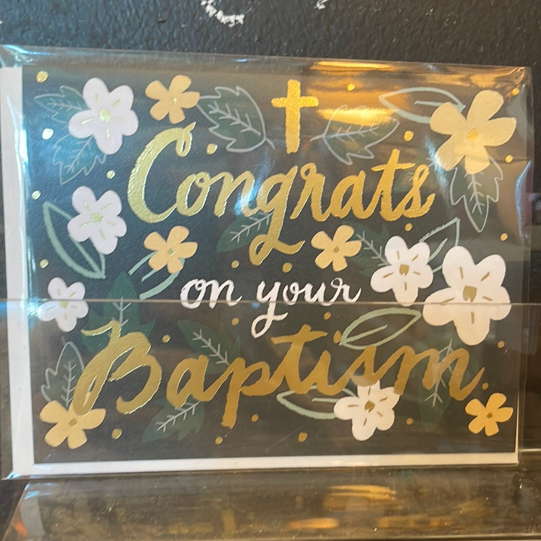 Congrats on your baptism card