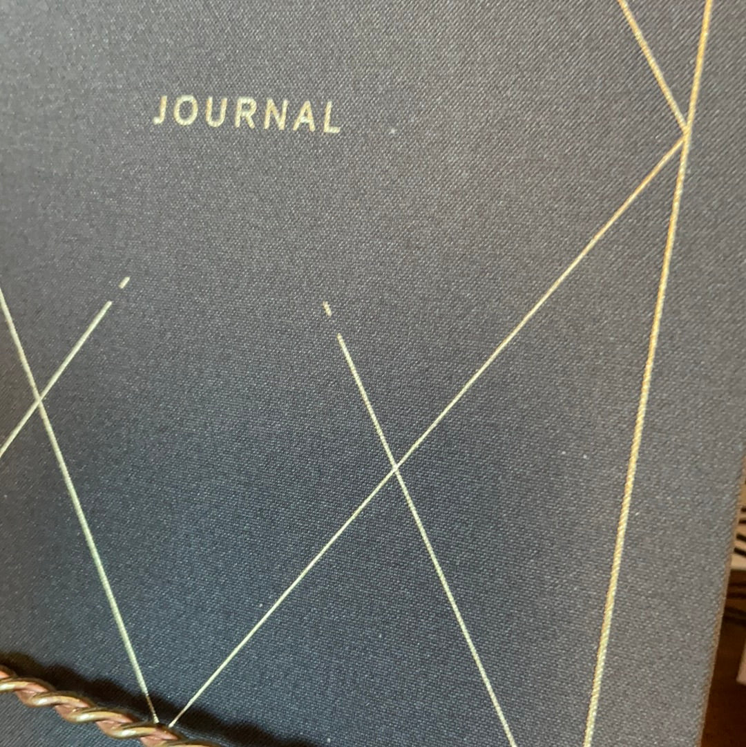 Dark Grey linen journal