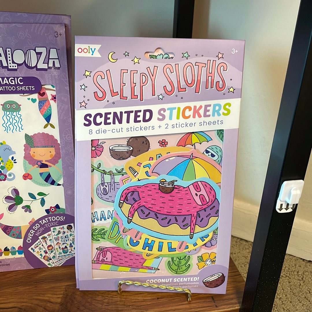 Sloth scented stickers