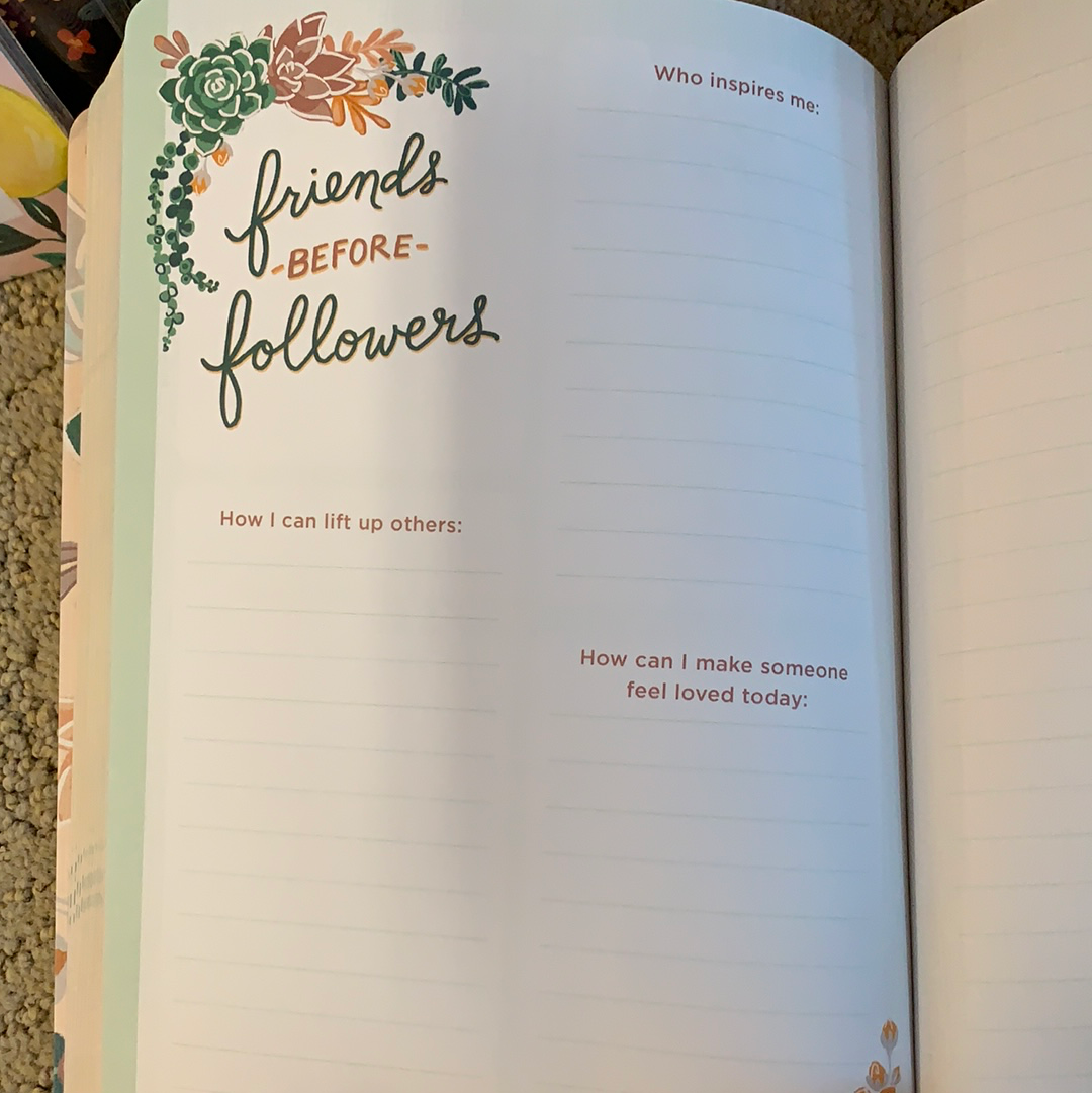 Give Yourself Time to Grow notebook