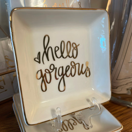 Hello Gorgeous Trinket Tray