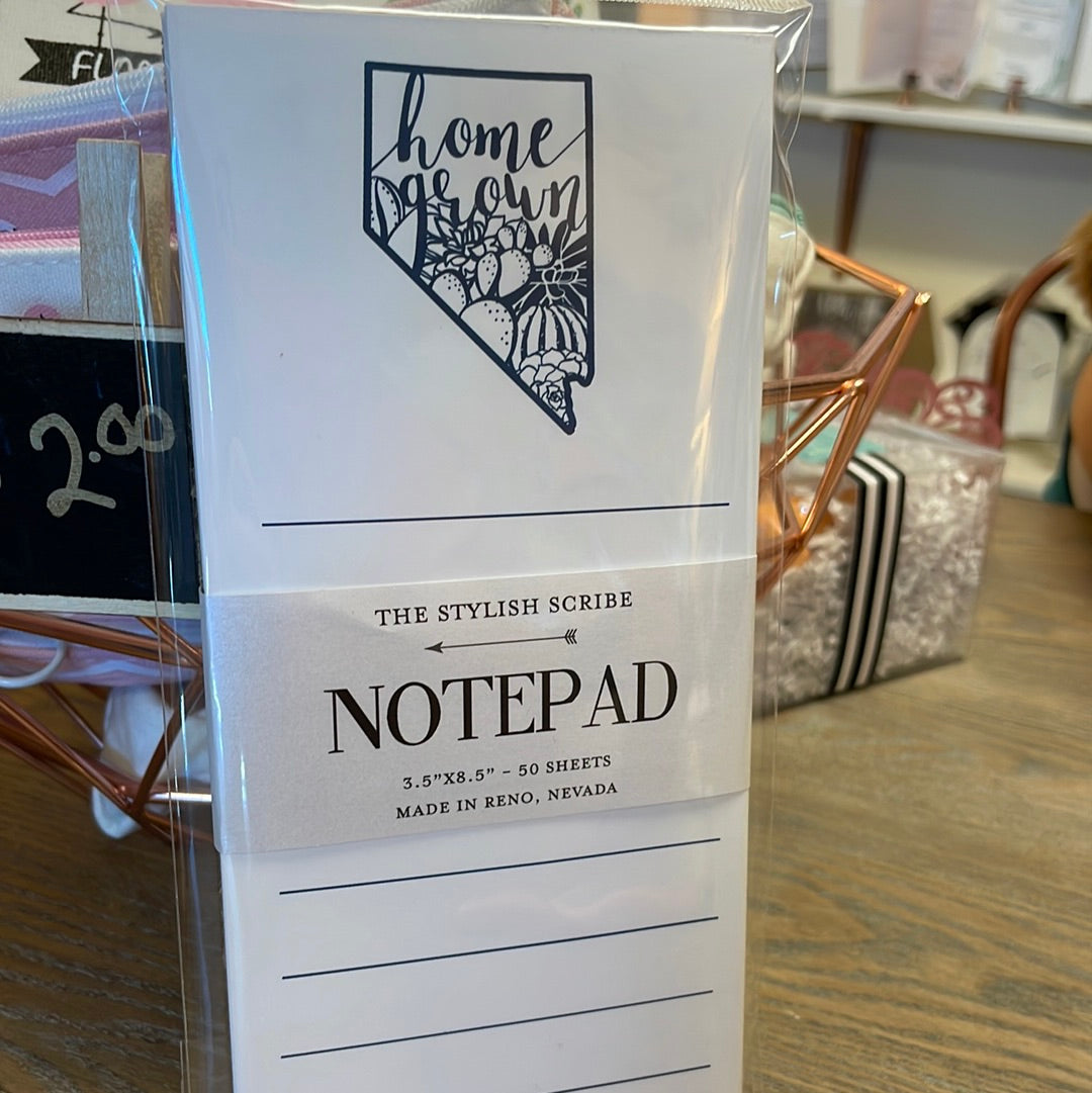 Home Grown notepad