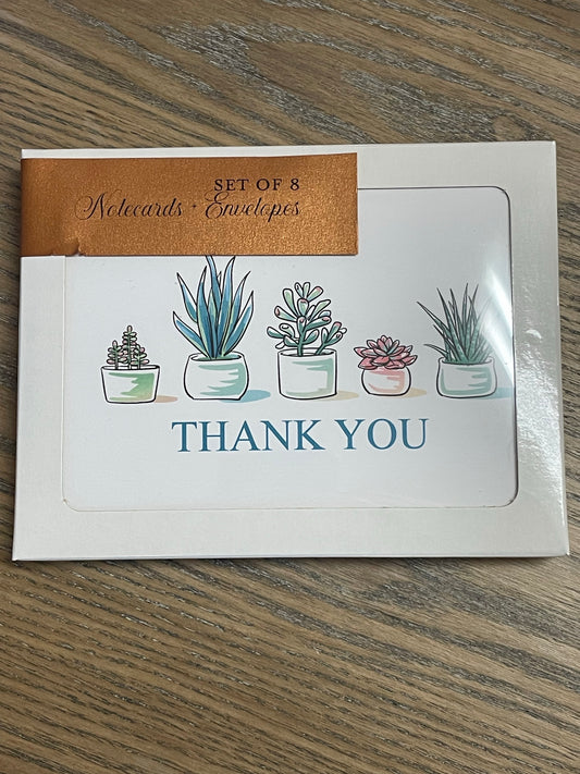 Succulent Pots Notecards