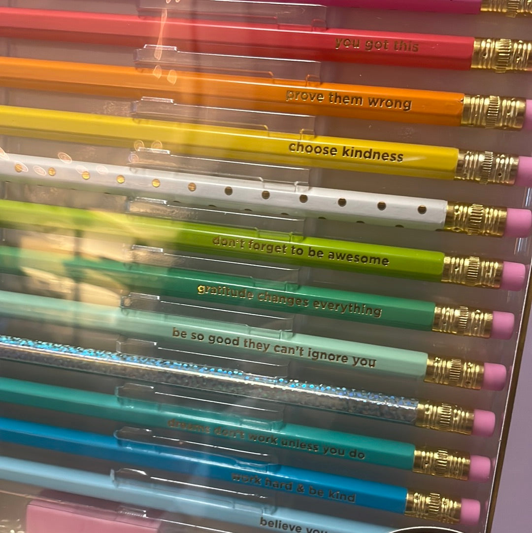 Rainbow Pencil Set