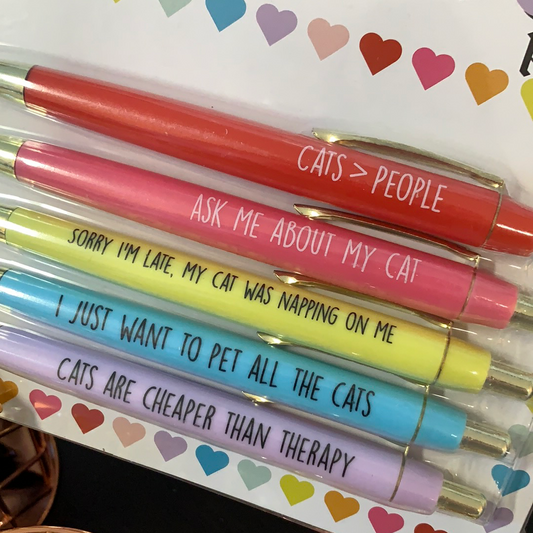Cat Lover Pen Set
