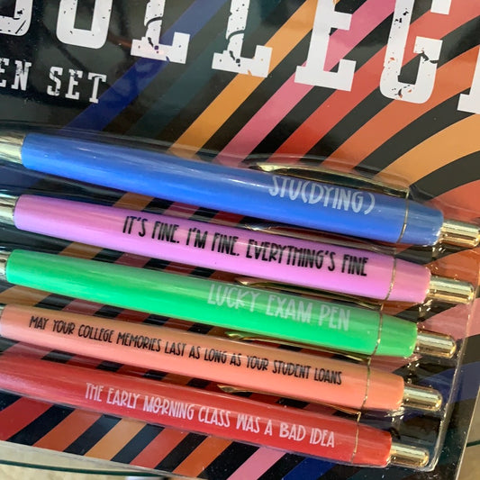 College Pen Set