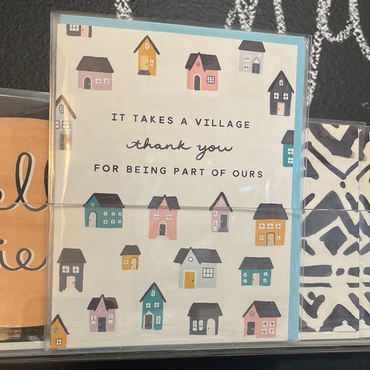 Takes a Village card