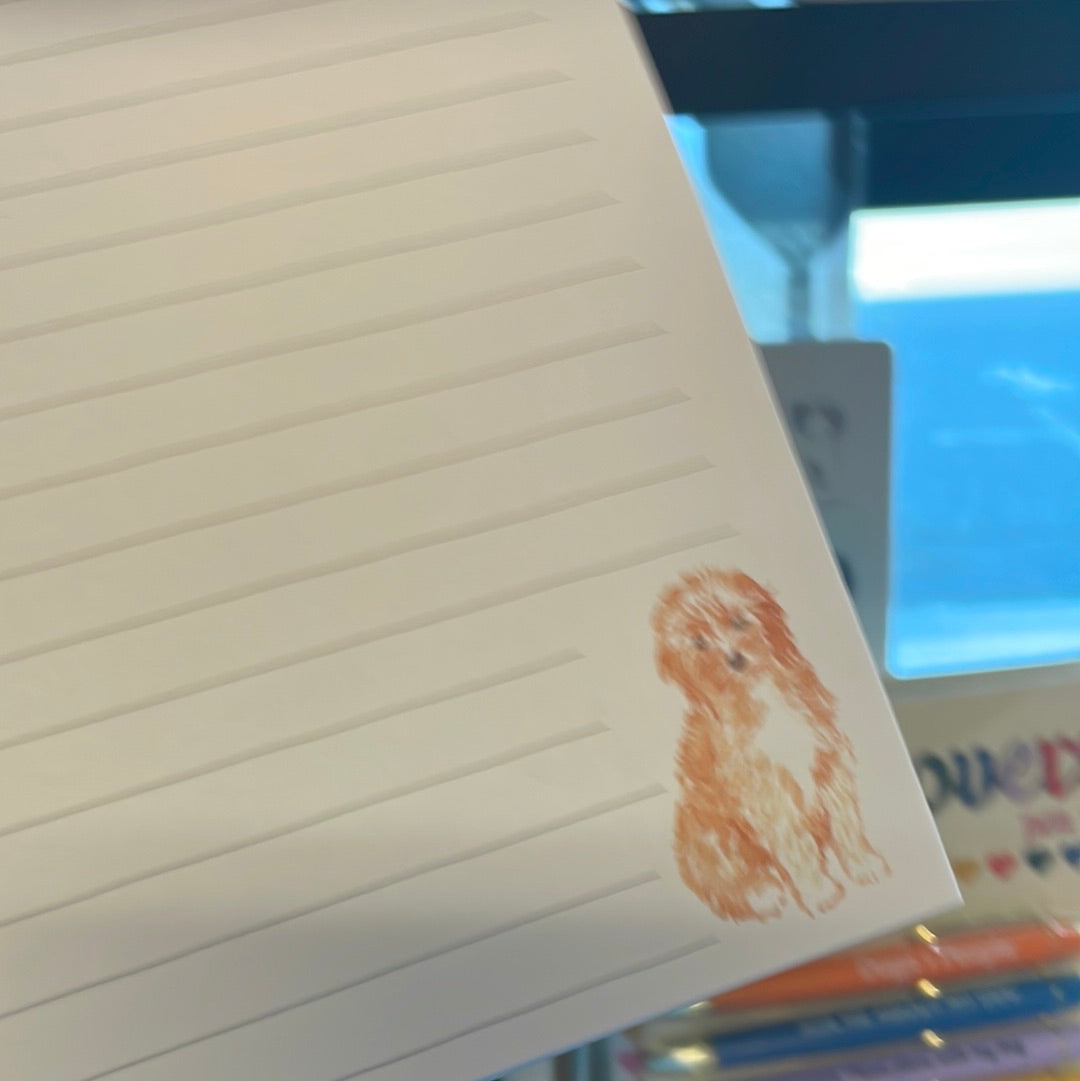 Dog lovers notepad