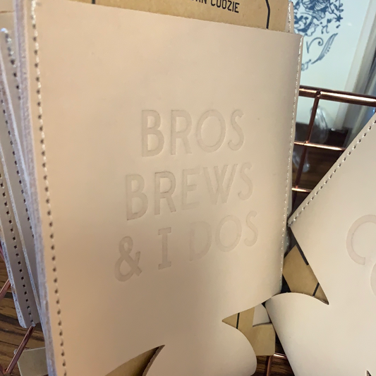 Bros and Brews Can Coozie
