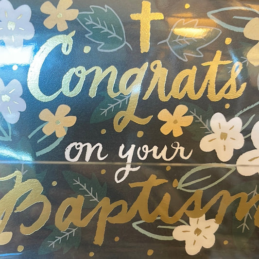 Congrats on your baptism card
