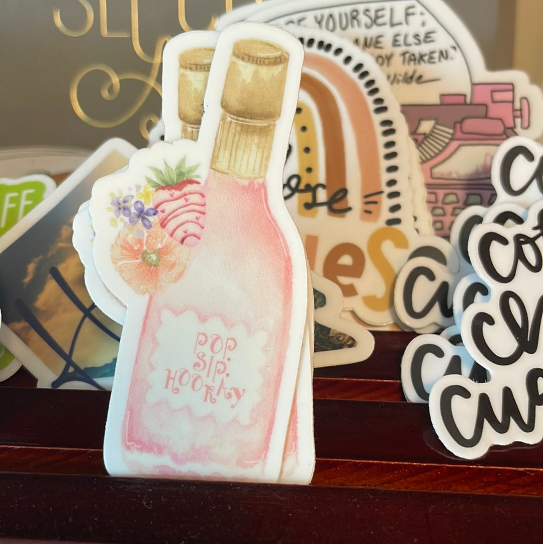 Champagne sticker