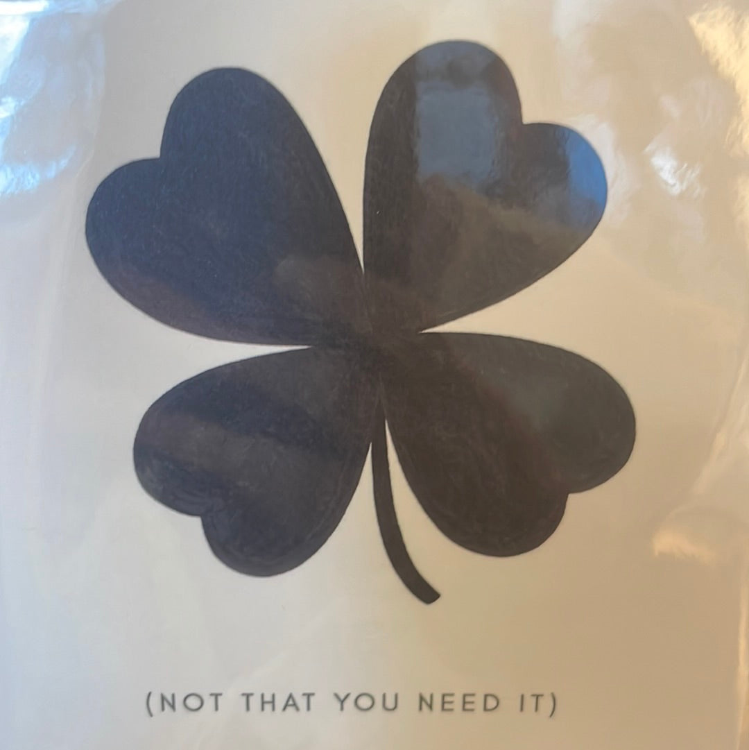 Good luck (not that you need it) card