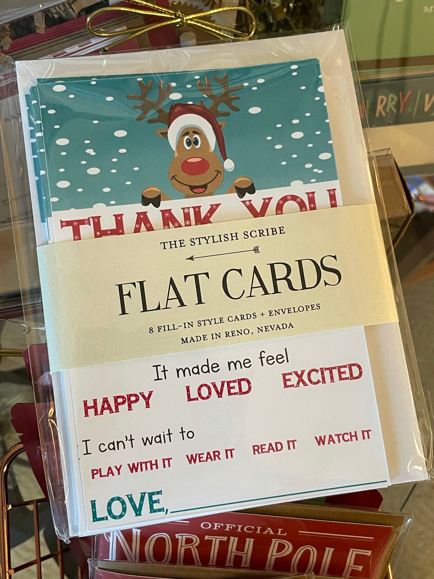 Kids fill in style thank you cards