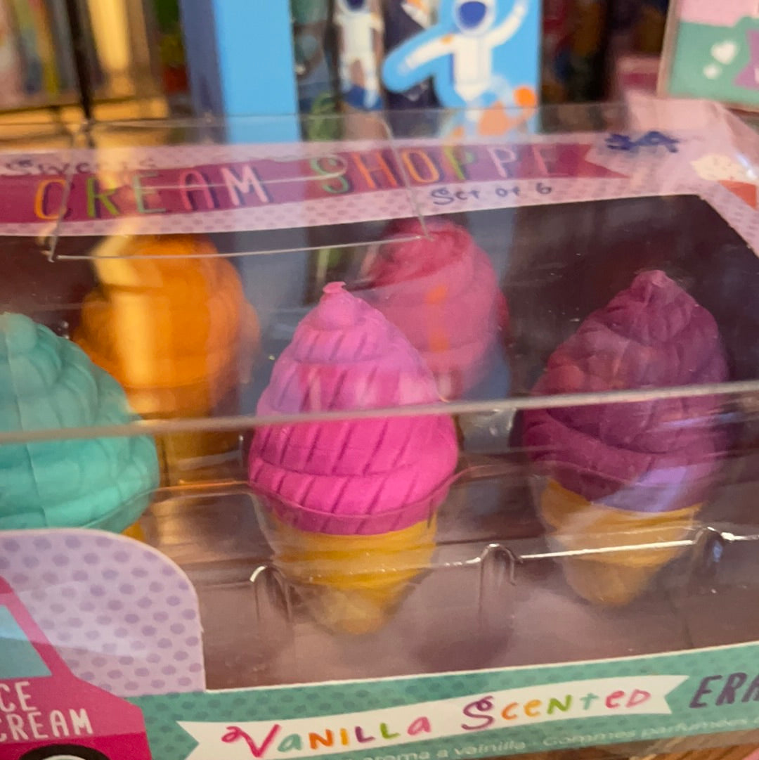 Ice cream eraser set