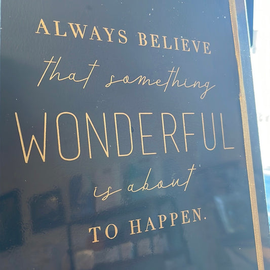 Something Wonderful Notebook