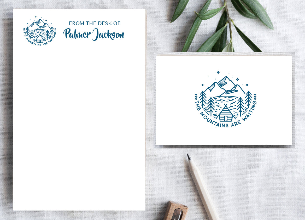 Mountains are Calling Stationery Set