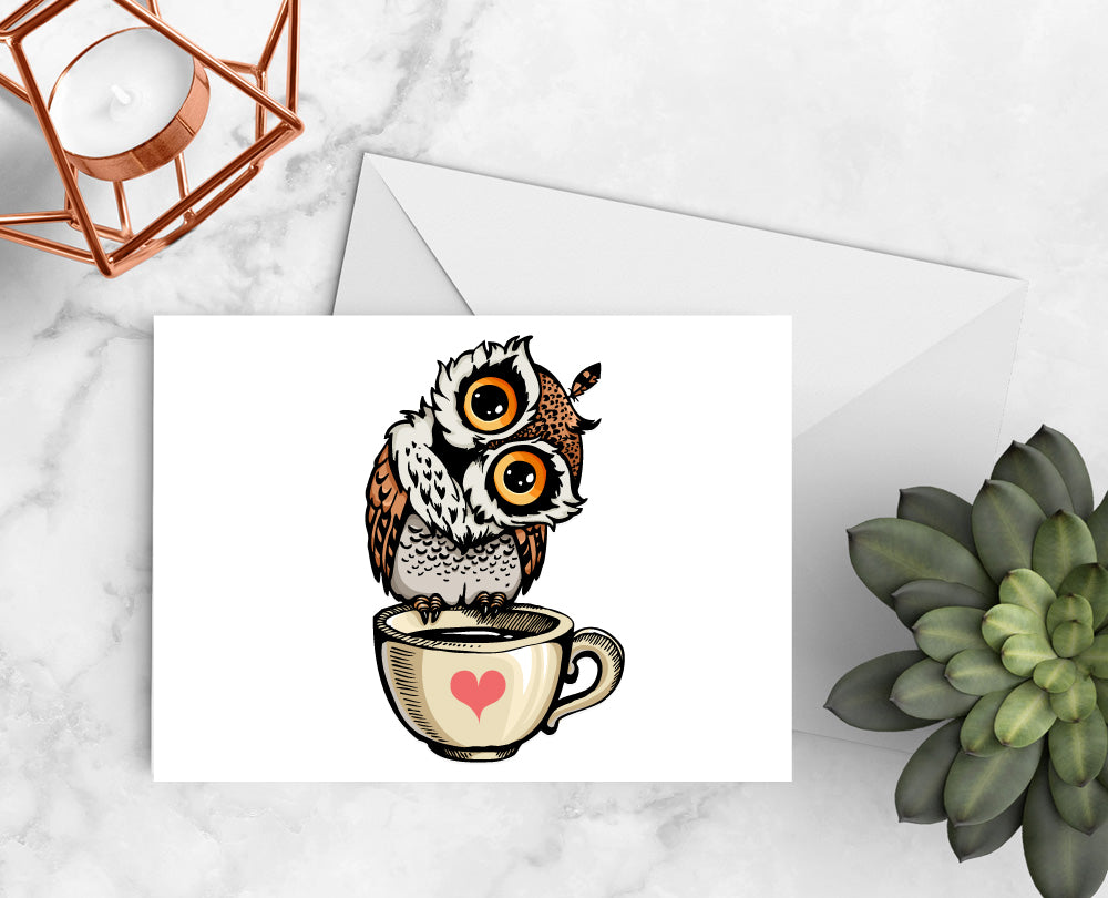 Owl Notecards