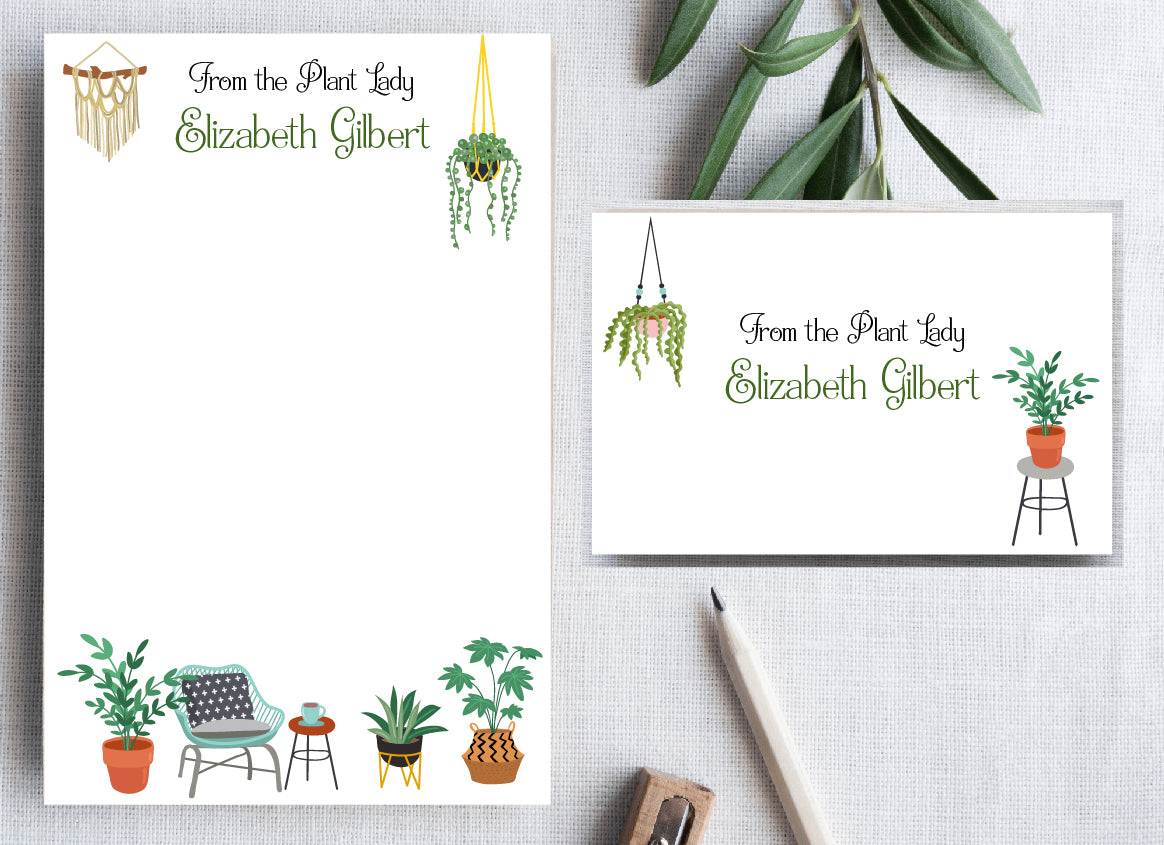 Plant Lady Stationery Set