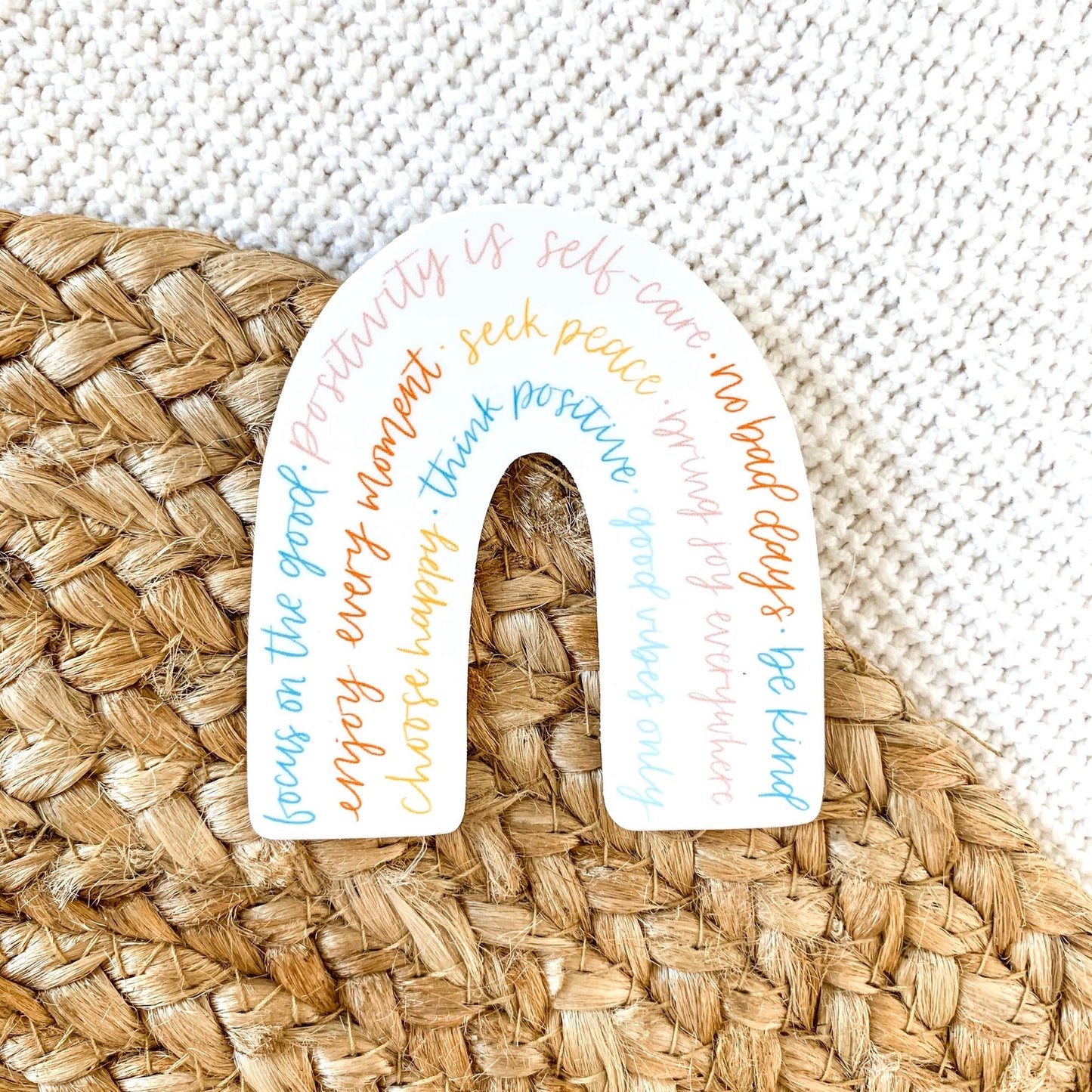 Positivity Rainbow Sticker