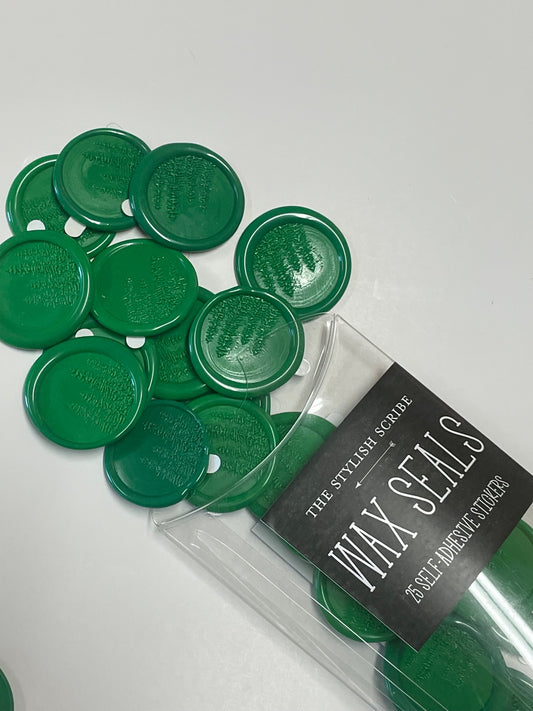 Pine Tree Wax Seal Stickers