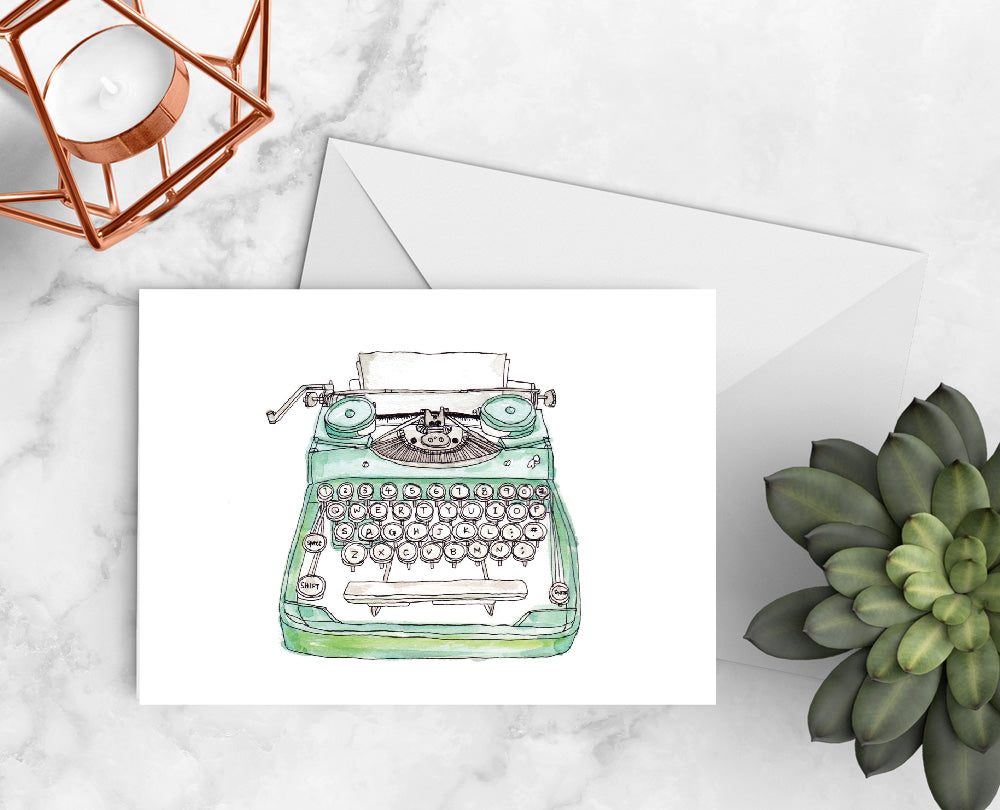 Typewriter Notecards